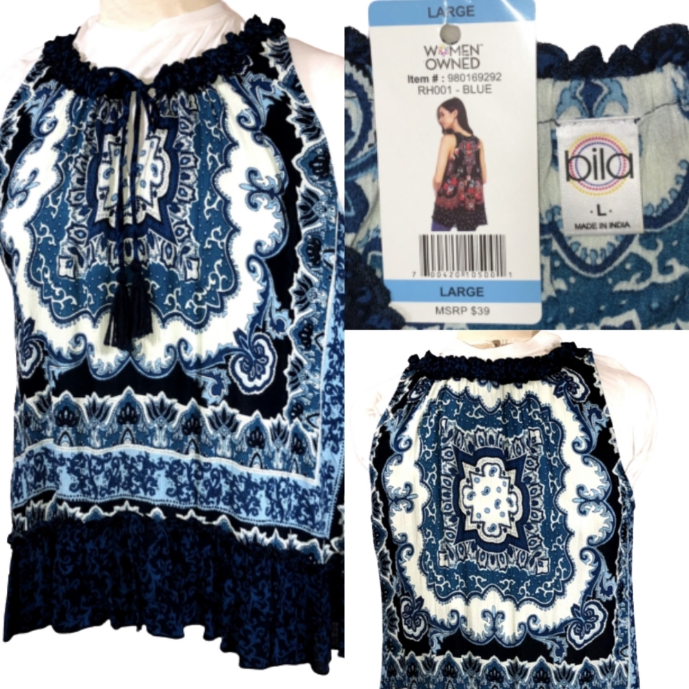 BILA  Sleeveless Boho Top
